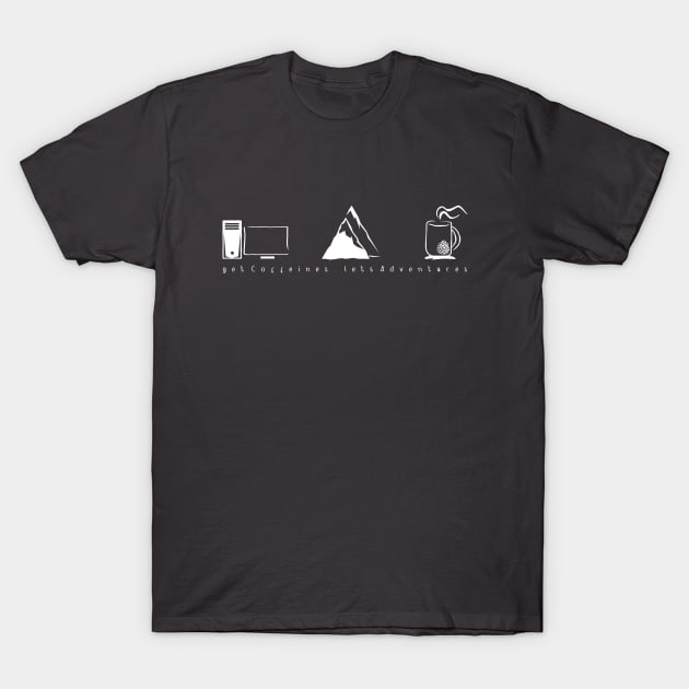 Work | Hike | coffee T-Shirt by coffeines